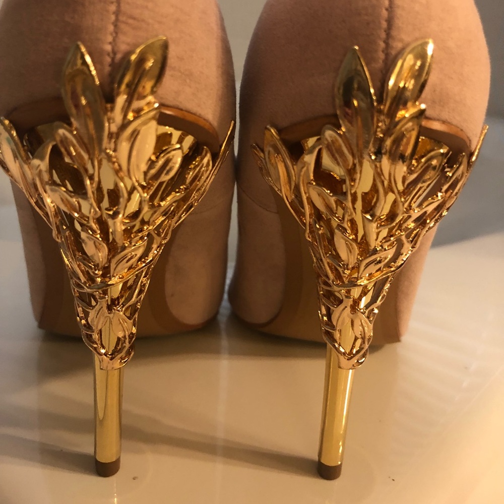 Pink/Gold Heels
